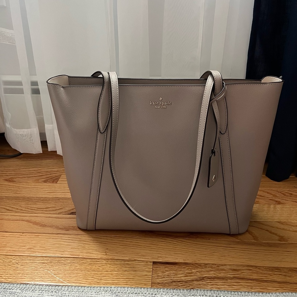kate spade leather tote bag